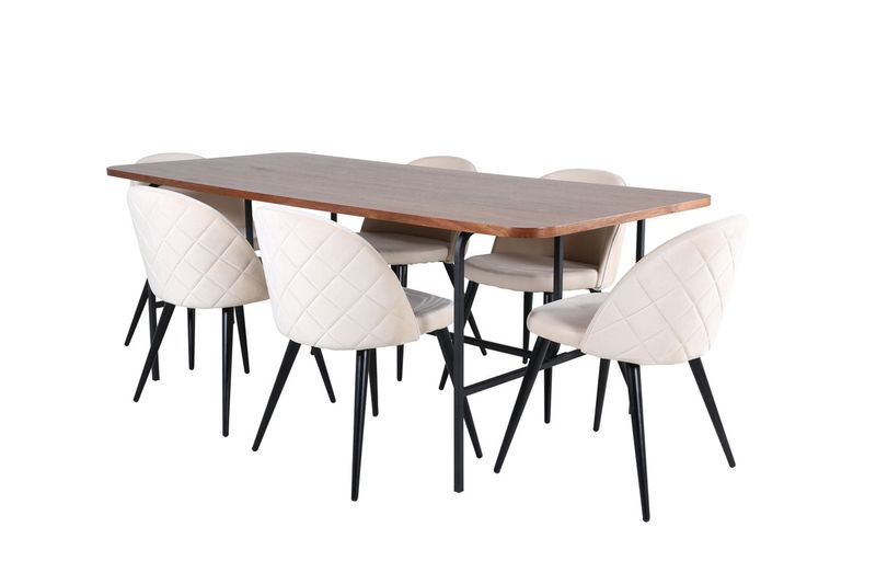 Venture Home Uno, Velvet Rektangulär Matgrupp