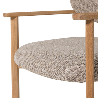 WOOOD Udar Fåtölj Natur med Ekram