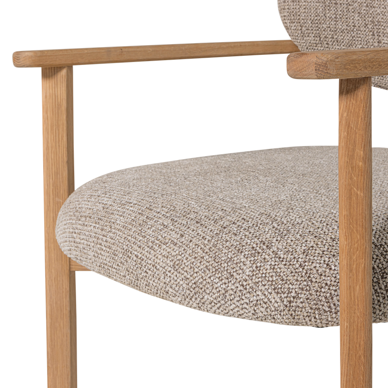 WOOOD Udar Fåtölj Natur med Ekram