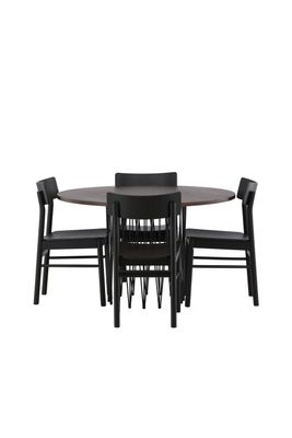 Venture Home Stone Rund Matgrupp