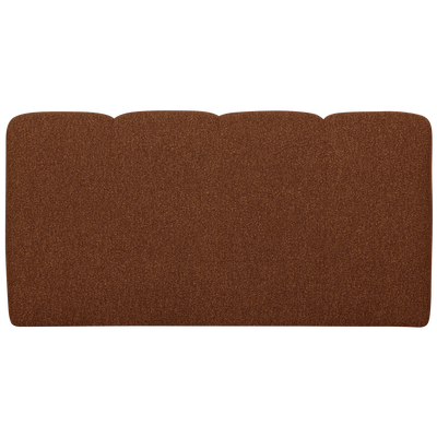 WOOOD Mojo Matbänk 164 cm med Ryggstöd i Boucle Rostbrun