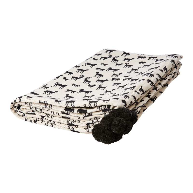 Affari of Sweden GUSTAV Filt/Duk, Benvit