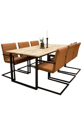 Venture Home Matgrupp Cirebon med Art-stolar