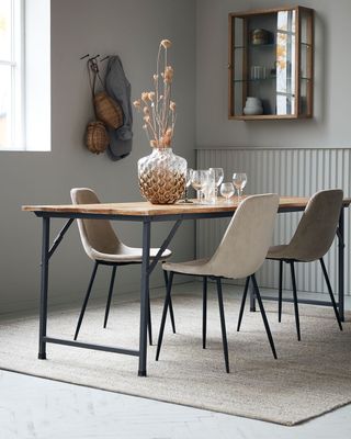 House Doctor Hempi Matta Ljusgrå