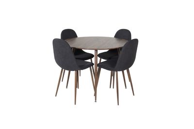 Venture Home Matgrupp Plaza med stolarna Polar