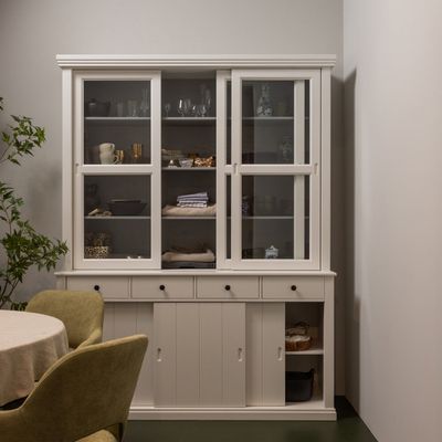 WOOOD Lagos Bufféskåp i Vit Furu