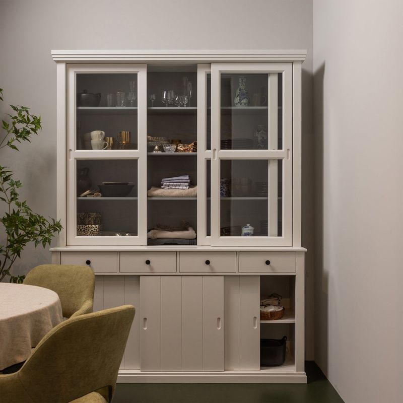 WOOOD Lagos Bufféskåp i Vit Furu