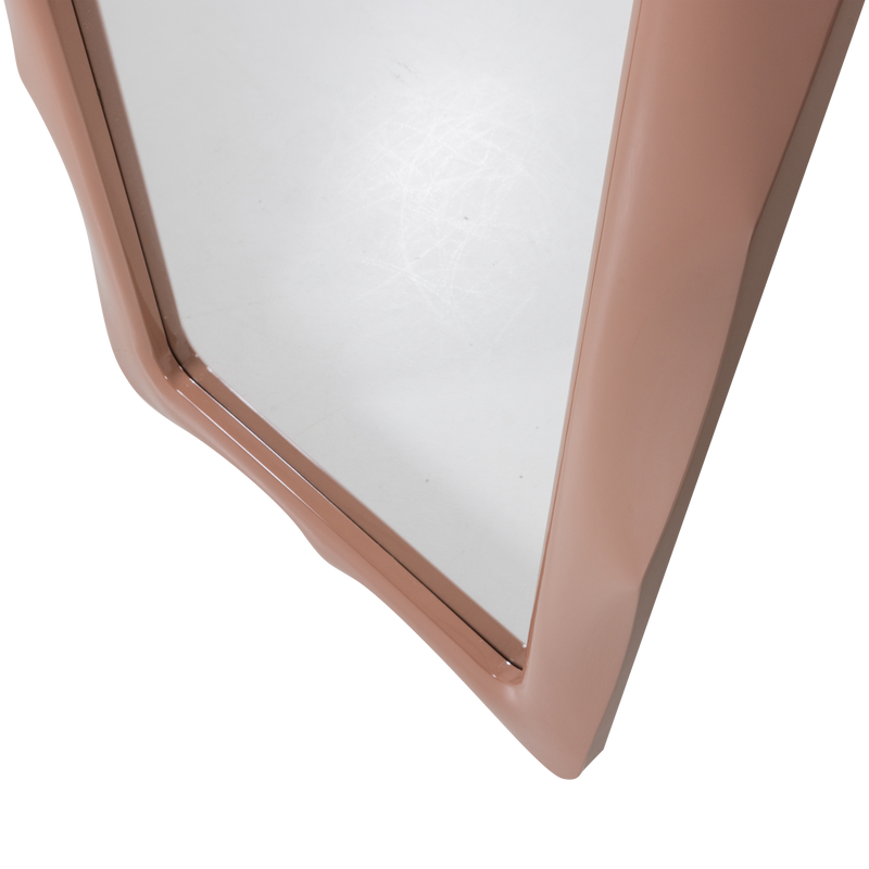 WOOOD Norea Spegel 180x80 cm Trä Högblank Rosa