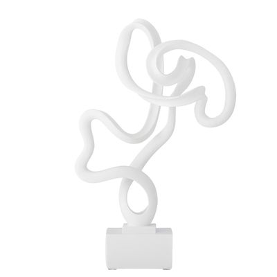 Bloomingville Arista Dekoration, Vit, Resin