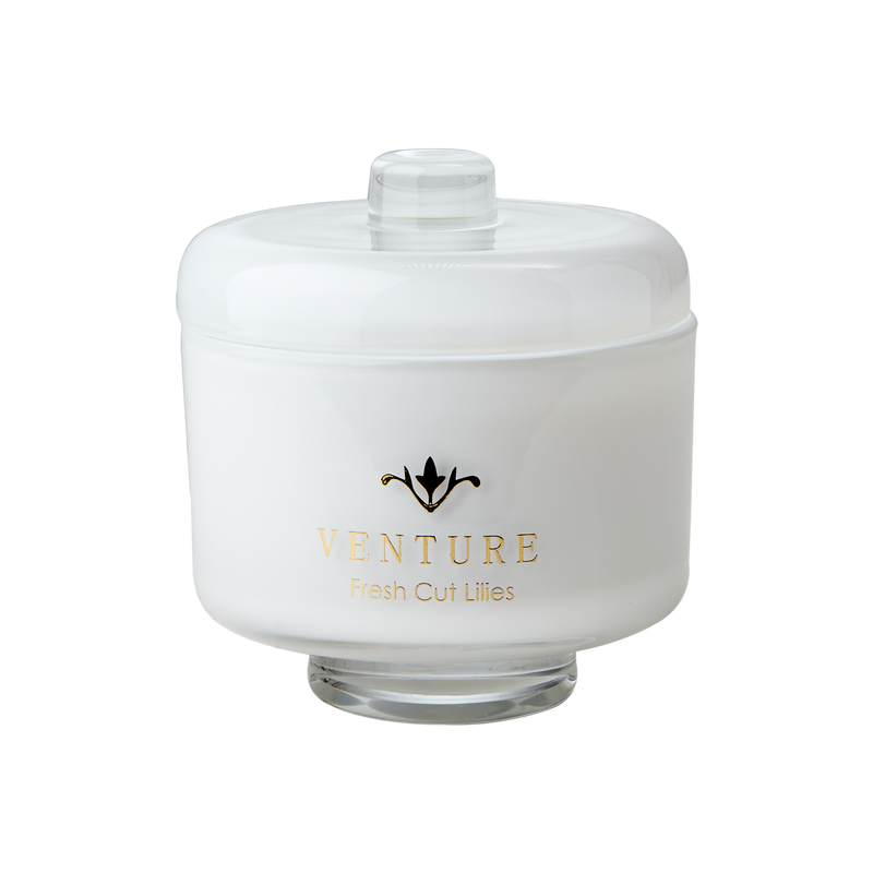 Affari of Sweden VENTURE Doftljus Fresh cut lilies, Vit