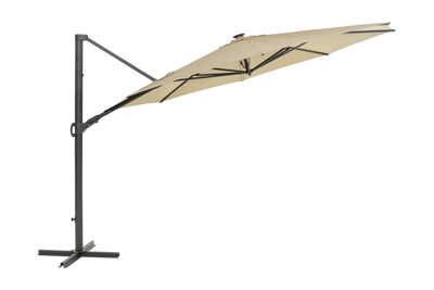 Brafab Cilento Parasoll 350 cm Light Grey / Khaki