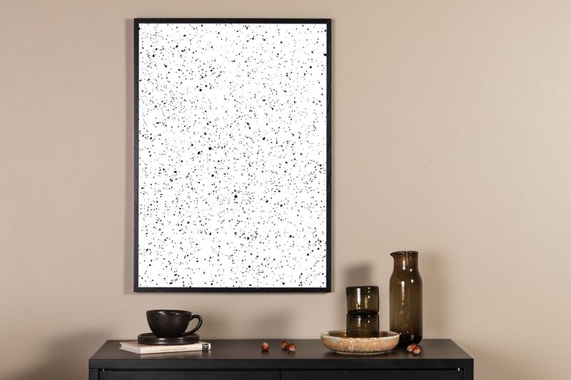 Venture Home Dots Poster Vit