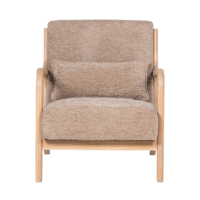 WOOOD Mark Fåtölj i Chenille Sand