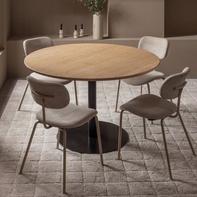 WOOOD LINK Matstol Sand 2 st