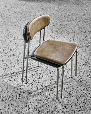 House Doctor Pova Stol Crome Khaki 2-pack