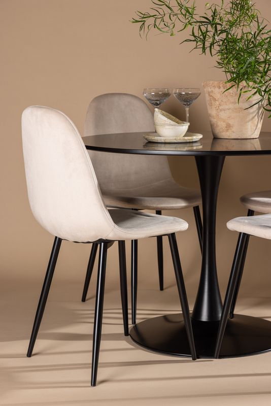 Venture Home Matgrupp Glade med 4st Matstolar Polar