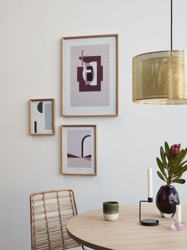 Hübsch Edge Taklampa Mässing ø40xh23cm