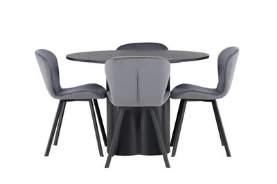 Venture Home Matgrupp Olivia med stolarna Lilja