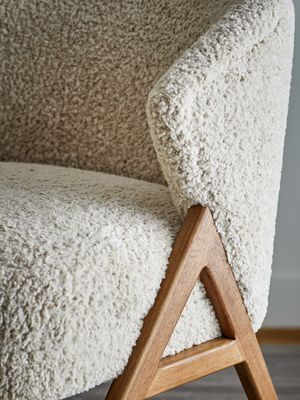 Bloomingville Camino Fåtölj, Natur, FSC®100%, Gummiträ, L68xH80xW70 cm