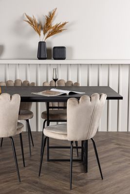 Venture Home Matgrupp Ystad med stolarna Limhamn