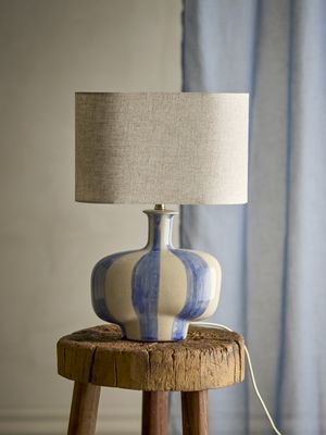 Bloomingville Alida Bordslampa, Flerfärgad, Stengods, L33xH46xW19 cm
