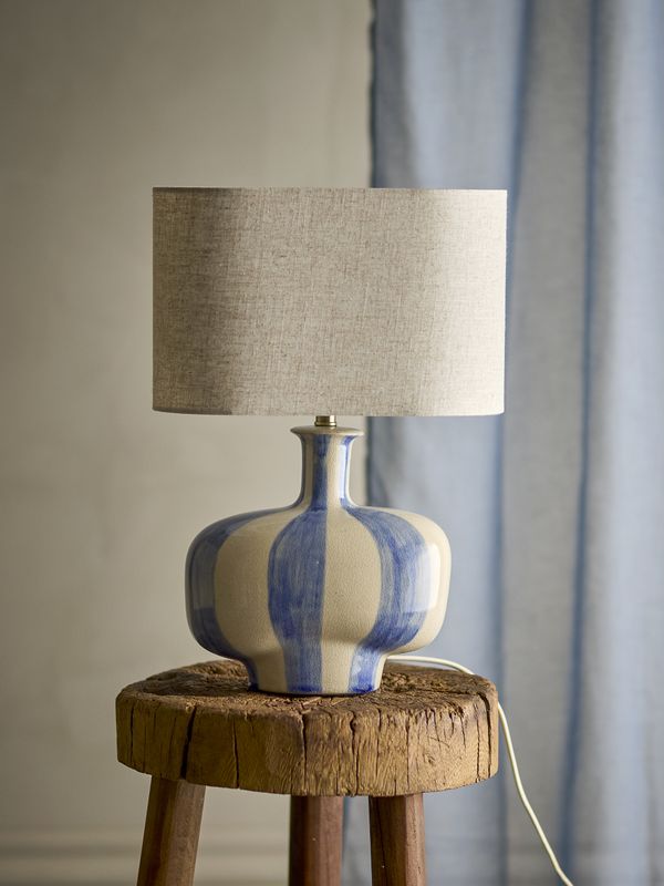 Bloomingville Alida Bordslampa, Flerfärgad, Stengods, L33xH46xW19 cm