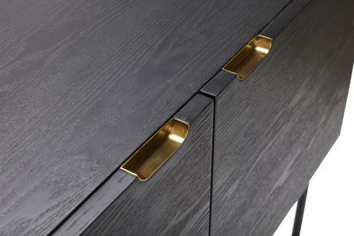 Hübsch Norm Konsolbord Svart 100x35xh90cm