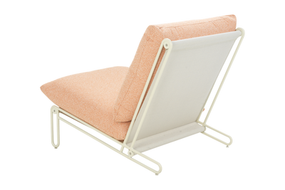 Brafab Blixt fåtölj Pearl White/Teddy Orange