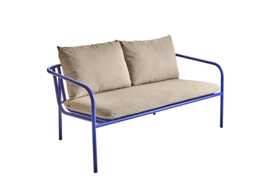 Brafab Bendt Soffa Teddy Beige/Indigo Blue