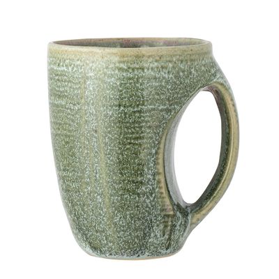 Bloomingville Aura Mugg, Grön, Stengods - 6-pack