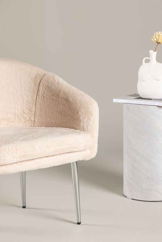 Venture Home Wanda Fåtölj i Beige Teddy