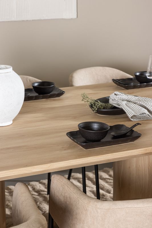 Venture Home Olivia Matbord med Evelina Matstol