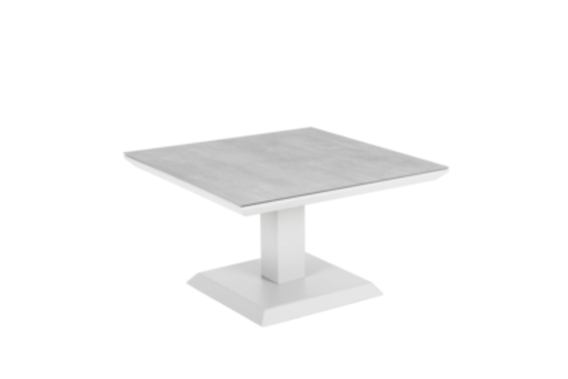 Brafab Heis Höj- och Sänkbart Soffbord 79x79 cm Vit