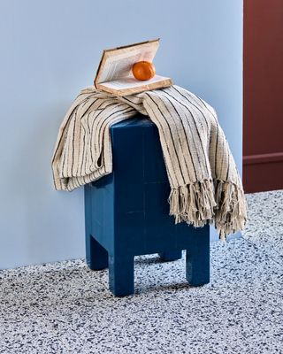 House Doctor Lines Överkast Svart/Off-white