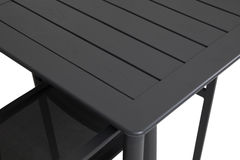 Brafab Nimes matbord 78x78 cm antracit