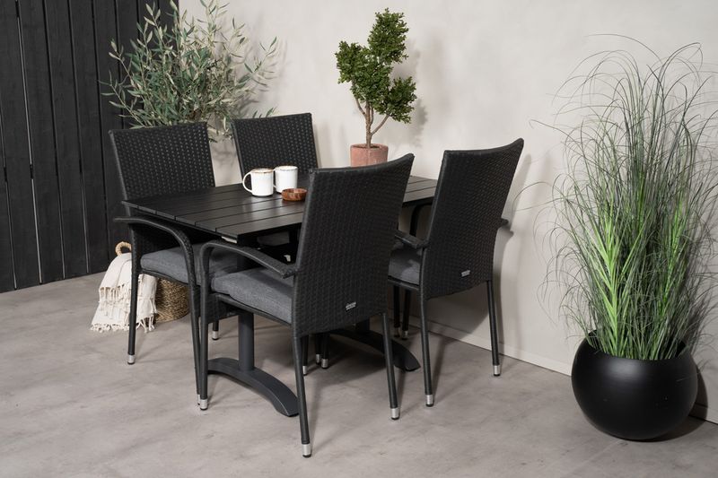 Venture Home Matgrupp Denver med stolarna Anna