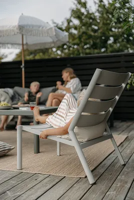 Brafab Delia Relaxstol Ljusgrå