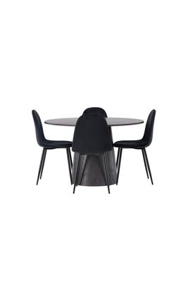 Venture Home Matgrupp Lanzo med stolarna Polar