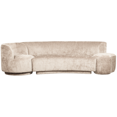 WOOOD Combi-Popular: Soffa + Fåtölj + Puff Natural