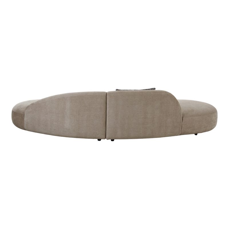 House Nordic Venice Soffa - Chenille, 2 Kuddar, Naturlig