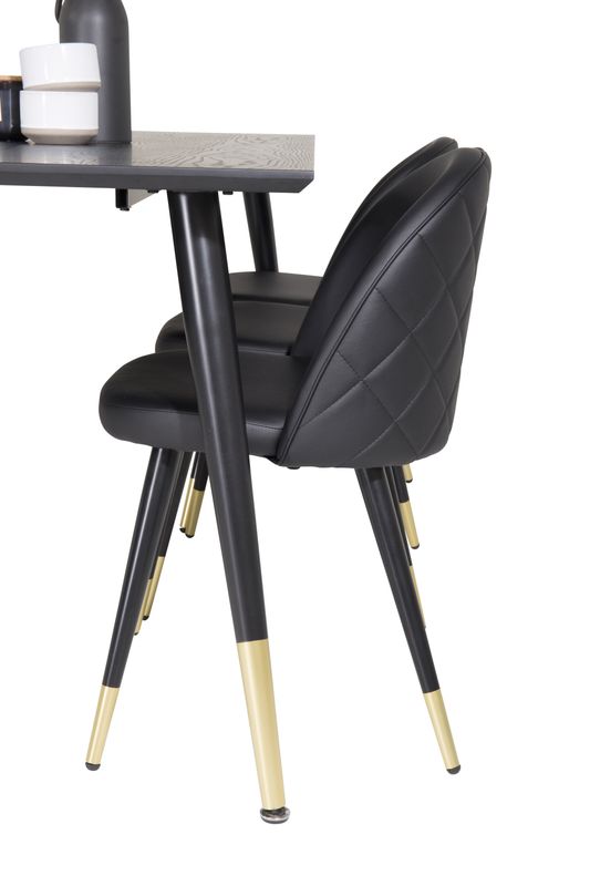 Venture Home Matgrupp Dipp med stolar Velvet