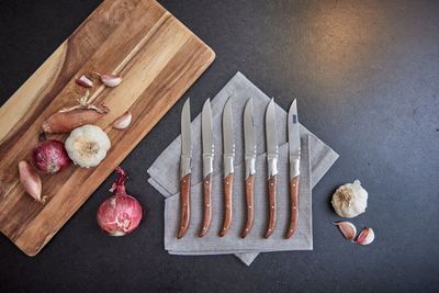 Laguiole By Hâws Steak Knife 6 Pcs Rosewood
