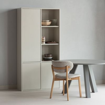 WOOOD Rhonda Rund Matbord Ø129 cm Ek Varmgrå