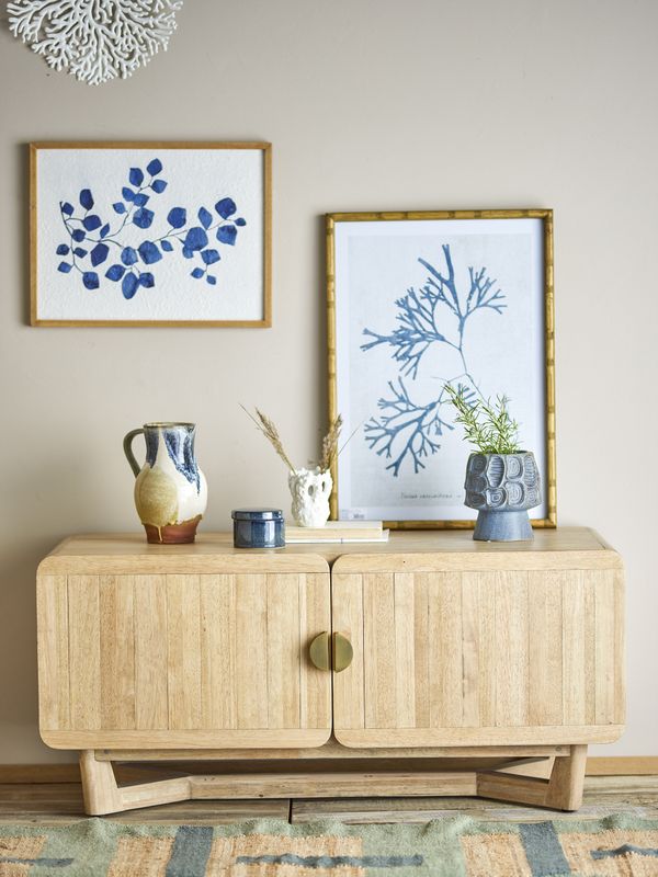 Bloomingville Serrone Skåp i Naturfärgat Gummiträ