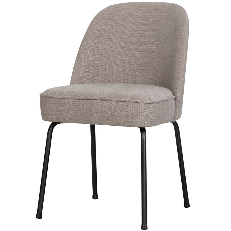 WOOOD Vogue Matstol i Vävd Sandfärgad Tyg 2 st