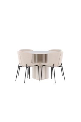 Venture Home Olivia Matbord med Modesto Matstol