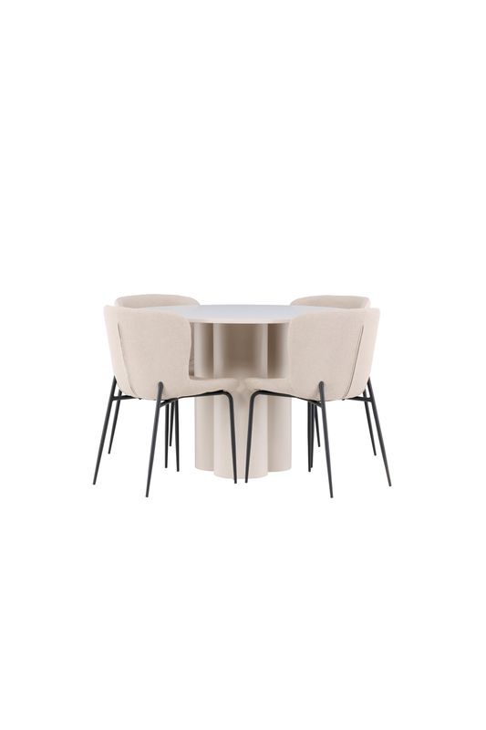 Venture Home Olivia Matbord med Modesto Matstol