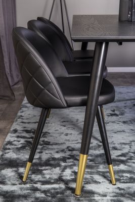 Venture Home Matgrupp Dipp med stolar Velvet