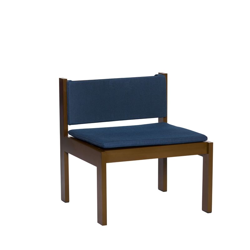 Hübsch Haus Loungestol Brun/Blå