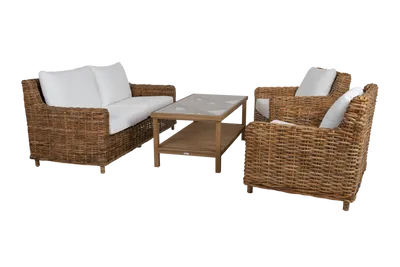 Brafab Rossvik Rottingfåtölj Natur/Vit